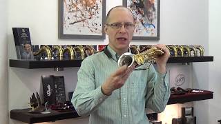 Rampone Saxello Bb Half-Curved Soprano Sax Solid Silver Wd Plated Body & Keys