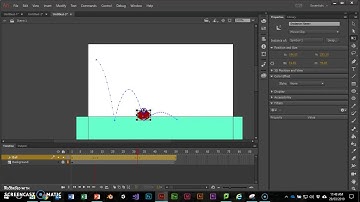 Bouncing Ball (Motion Tweens with curves plus Squash & Stretch)