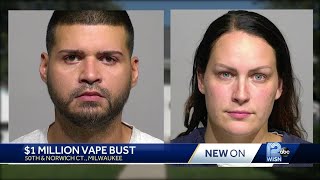 Couple accused of having 13,500 THC vape cartridges, nearly $1M in cash