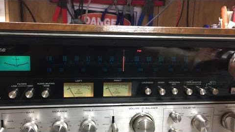 Sansui 9090DB - Video for customer to show him the restoration