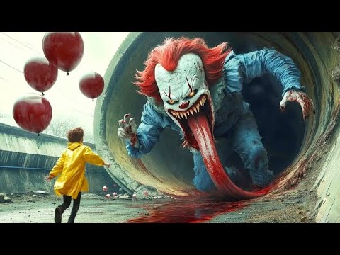 مهرج مرعب بيظهر كل 27 سنه علشان ياكل الاطفال وبيسبب رعب ف المدينة ملخصIT