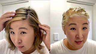 Testing Out Garnier Olia B No Ammonia Bleach On Dark Asia Hair - Can It Really Lift To Blonde?