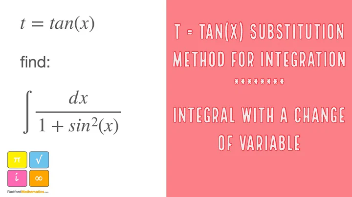 Integral of 1/(1+sin^2(x)) | t = tan(x) substitution for integrating rational function of sin^2(x)