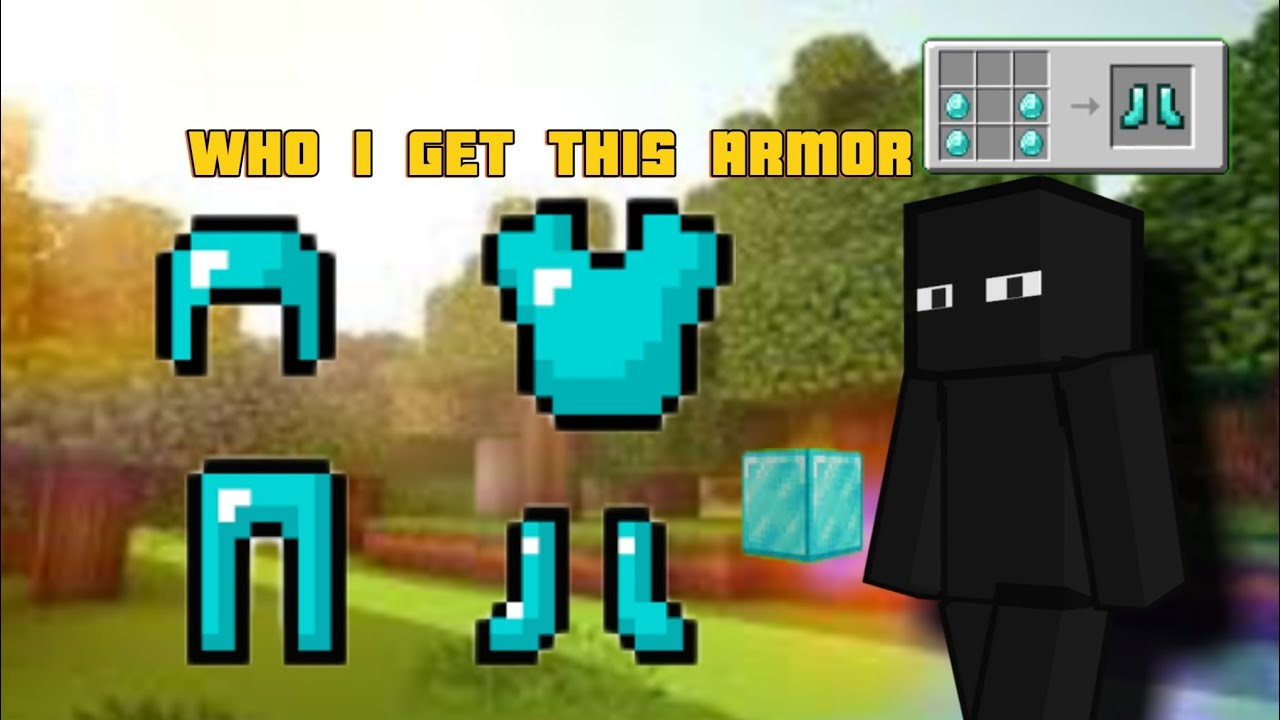 who I make enchanted diamond armor in this Minecraft smp - YouTube