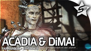 Fallout 4 Far Harbor DLC Gameplay Part 3  – “ACADIA SYNTH COLONY & DiMA!” (NEW DLC!)