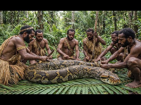 In the Amazon rainforest, the Korowai tribe was threatened by giant ...