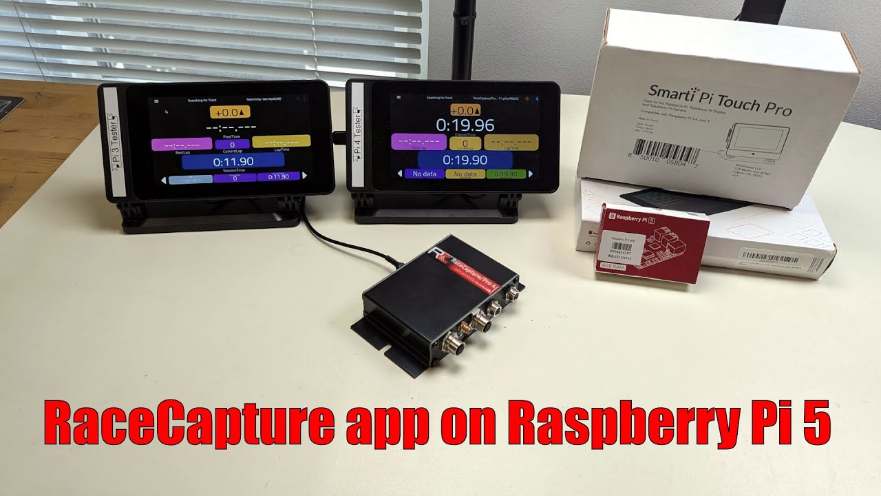 Install RaceCapture app on the Rasperry Pi 5 - create a dashboard for ...