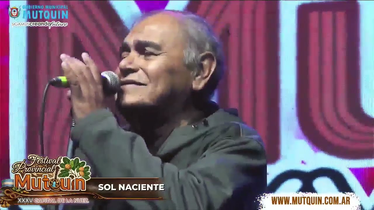 SOL NACIENTE | RECITAL EN VIVO | FESTIVAL PROVINCIAL DEL MUTQUIN