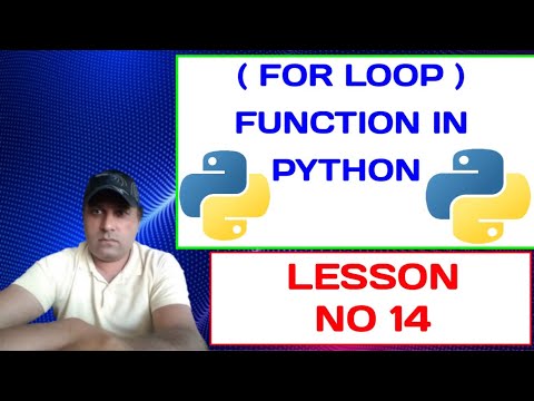 For Loop Function in Python|Loop function in Python|Python course for ...