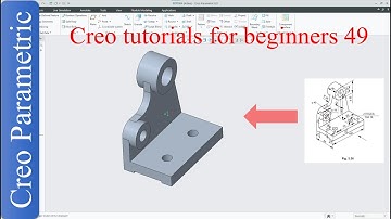 Creo parametric tutorials for beginners|creo|proE|tutorial-49