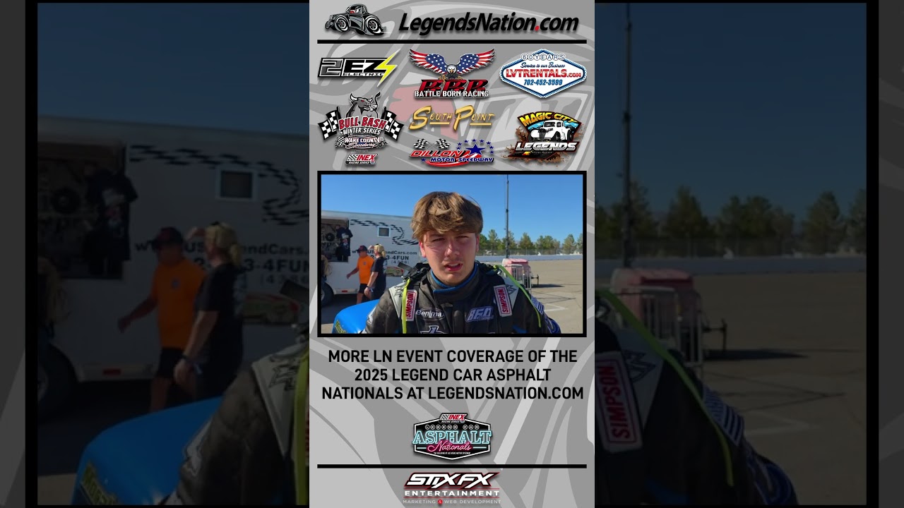 Ben Morabito – Legends Young Lions Heat Race 2 Winner Interview – 2025 Asphalt Nationals