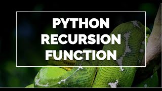 Python Recursion Function | Python Center | Python Programing Language