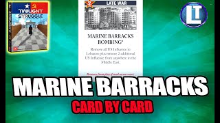 TWILIGHT STRUGGLE Strategy / HOW Do You Play The MARINE BARRACKS BOMBING Card? / STRATEGY Tips