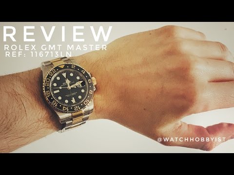 REVIEW: Rolex GMT 116713 Black and Yellow Gold Ceramic watch