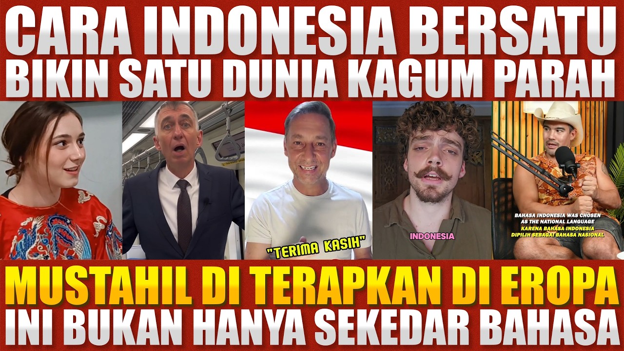 Ini Bukan Sekadar Bahasa! Bule Kagum Cara Indonesia Bersatu