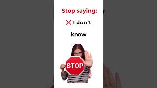 🚫 Stop Saying “I Don’t Know” | Speak Smart English 💡 #english #learn #englishspeaking #englishtips 🚫 Stop Saying “I Don’t Know” | Speak Smart English 💡 #english #learn #englishspeaking #englishtips