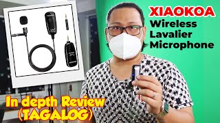 XIAOKOA Wireless Lavalier Microphone In-depth Review | TAGALOG