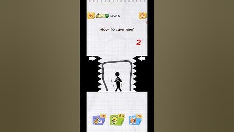 Draw 2 Save: Stickman Puzzle Level 6 Gameplay Android IOS