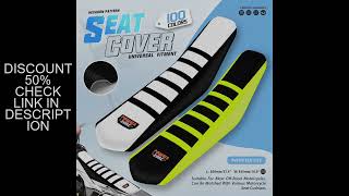 Powerzone Universal Ribbed Seat Cover Soft Waterproof Non-slip Motorcycle Seat Cushion For SXF EXC K