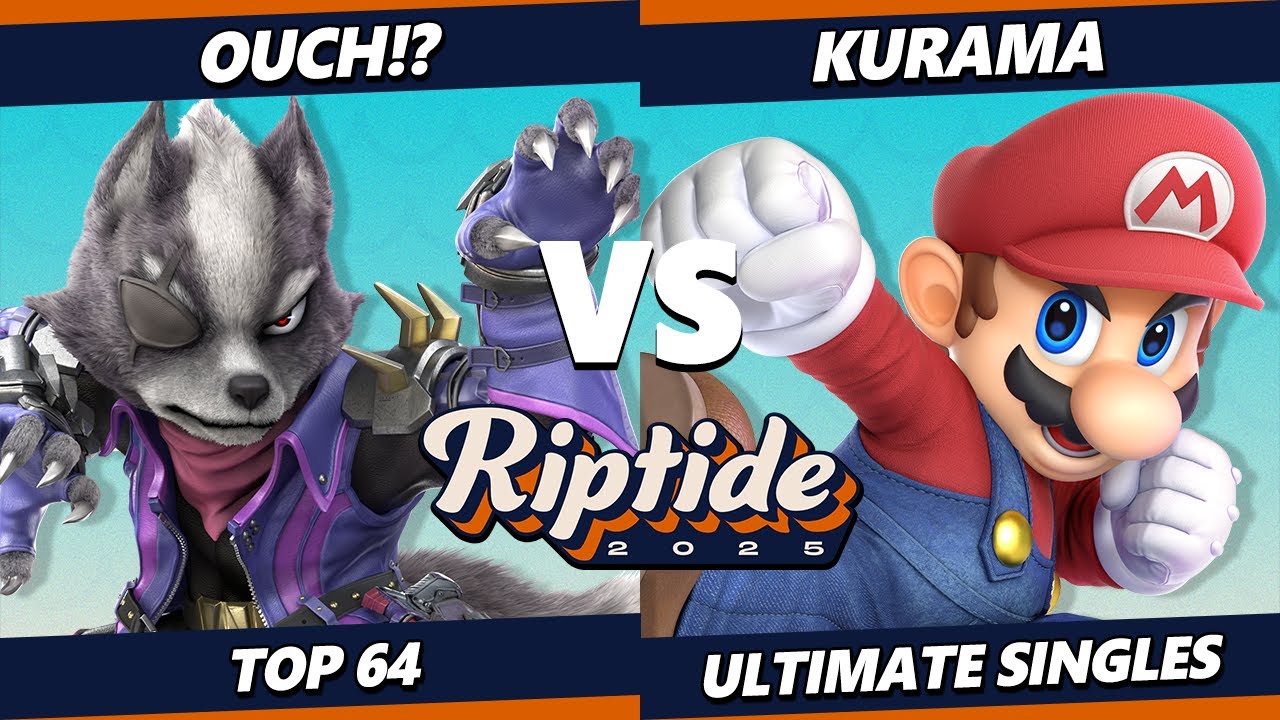 Riptide 2025 - Ouch!? (Wolf) Vs. Kurama (Mario) Smash Ultimate - SSBU