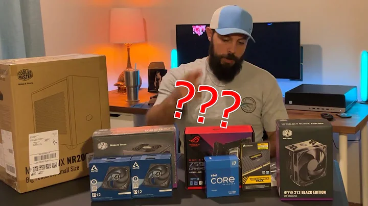 Building a SFF CUSTOM PC in the NR200 with a  i7 11700K on the ASUS ROG STRIX Z590-I !