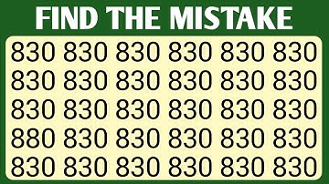 IQ Test - Find The Mistake before Time Out ||  Part 195
