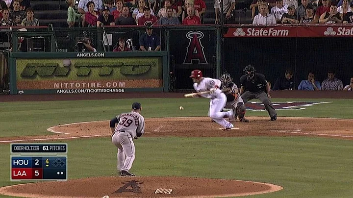 Cowgill bunts a ball off himself for the out