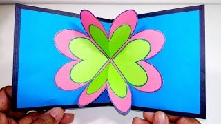 Pop Up Paper Card | Very Easy Pop Up Card | Jarine's Crafty Creation