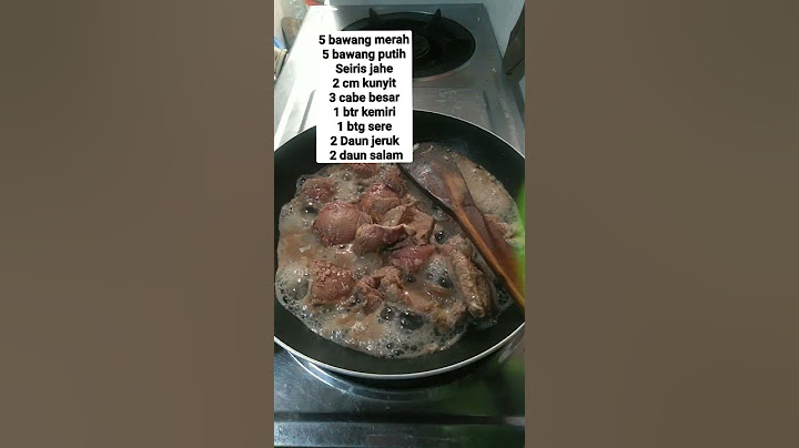 Easy and delicious rendang recipe