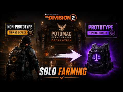 Can I SOLO FARM for a Tipping Scales Prototype Set?! | The Division 2