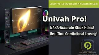 Real-Time Gravitational Lensing & Black Hole FX in Univah Pro | NASA-Accurate & Fully Editable
