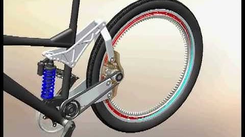 Hubless Mountain Bike Mechanism