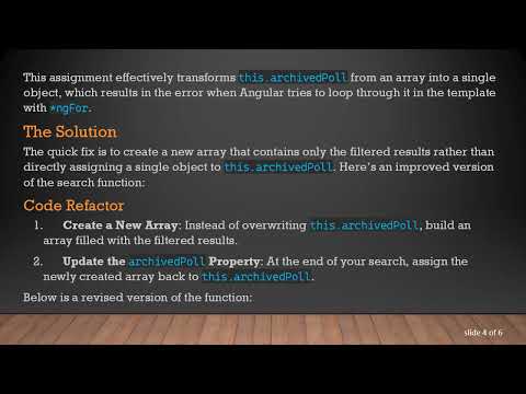 Fixing the Error trying to diff '[object Object]' in Angular 11