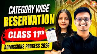 11th Admission Process 2026 - Category Wise Reservation | FYJC Admission Full Details By Radha Mam
