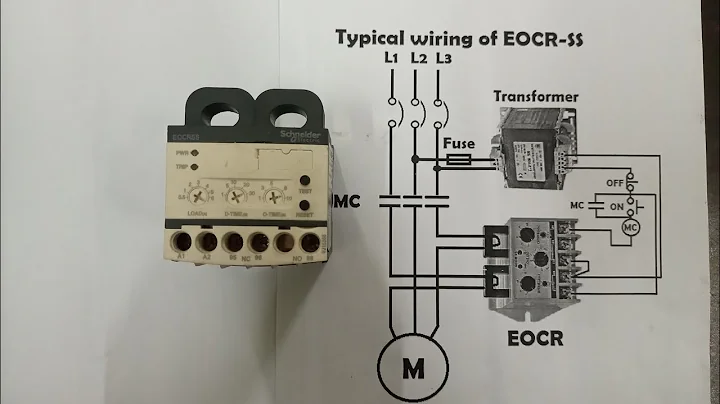 EOCR electronic over current relay. overload relay motor circuit. three phase motor starter EOCRSS