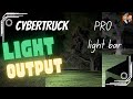 Cybertruck PRO LED Light Bar Night Light Output | M&amp;R Automotive