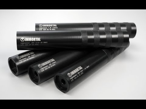 Глушители Immortal .308, .223, 7.62 от Steel