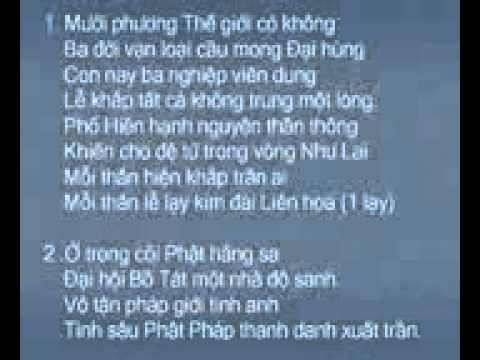 Video KINH SAM HOI HONG DANH - youtube