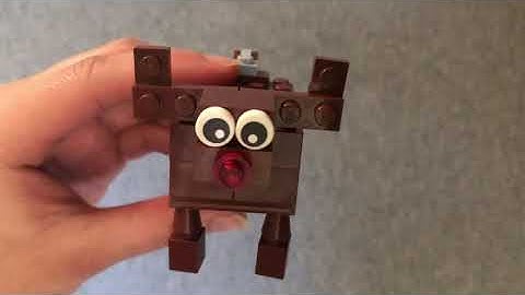 How to Build Rudolph the Red Nosed Reindeer from Legos!