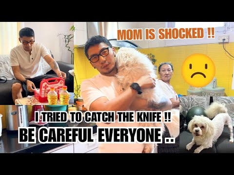 Mom is shocked !! || be careful || Tibetan vlogger || Bir || India || Tibetan YouTuber ||