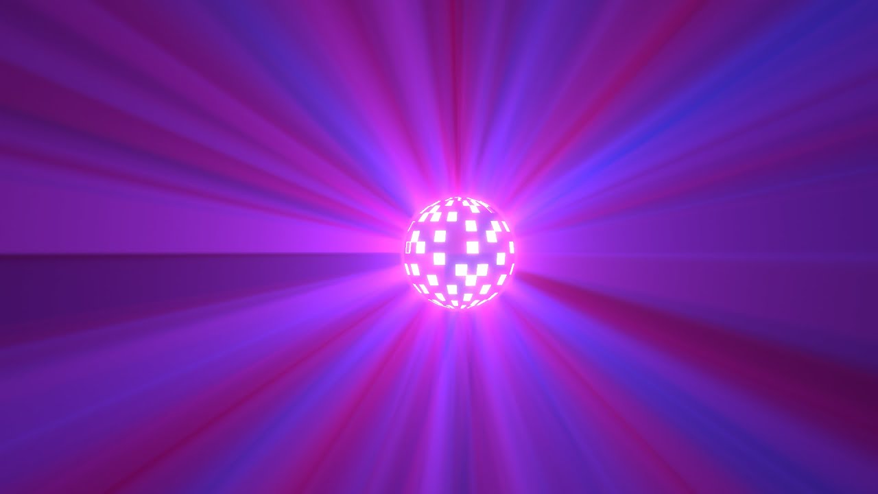 Neon Equalizer Music Disco Ball Lights 4K Motion Background Animation ...