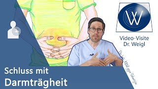 Darmträgheit: Endlich Schluss damit  Ursachen für eine langsame Verdauung & festen Stuhlgang