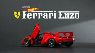 Hello friends, as you wish, i tried to customize hot wheels ferrari
enzo. hope like it. have a good time watching, and thank for
subscribe, comment...