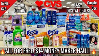 CVS Free & Cheap Digital Coupon Deals & Haul |5/26  6/8 l$14 Money Maker Week!| Learn CVS Couponing