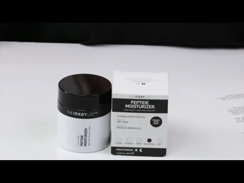 The Inkey List Skincare Peptide Moisturizer Cream Review and How to Use
