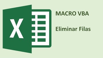 Tutorial Macro para eliminar filas en Excel VBA