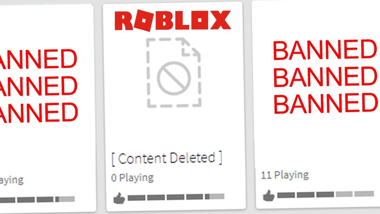 What Really Happens To Banned Games On Roblox Minecraftvideos Tv