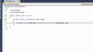 Recursive Funcs in C#