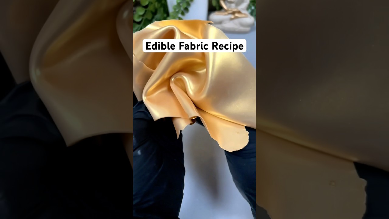 Рецепт съедобной шоколадной ткани