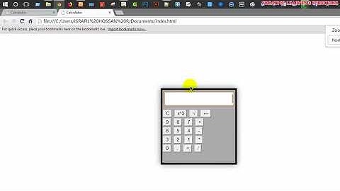 how to make a simple calculator external javascript full css part2